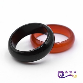 鑫運來 瑪瑙戒指(兩款任選)