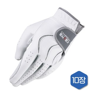[KAXIYA] 카시야 샤크투톤 남성용 콤비양피 골프장갑 10장, 샤크장갑_그레이, 10개