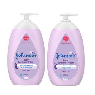 존슨즈베이비 베드타임 베이비 로션, 500ml, 2개