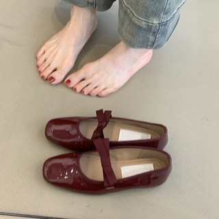 蝴蝶結平底鞋 娃娃鞋 瑪麗珍鞋 芭蕾舞鞋 軟底女鞋