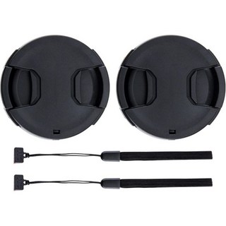 2개 세트 58mm 전면 렌즈 캡 커버 및 키퍼 캐논 EOS 리벨 T7 T6 T5 T100 4000D 2000D SL3 SL2 SL1 T8i T7i T6s T6i T5i T4i, PROfezzion 82mm