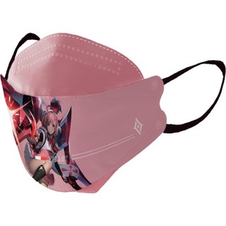 【尚豪藥局】久富餘立體口罩《Garena 傳說對決》納克羅斯＆堇 次元突破口罩 10入, 堇-造型粉口罩, 1個
