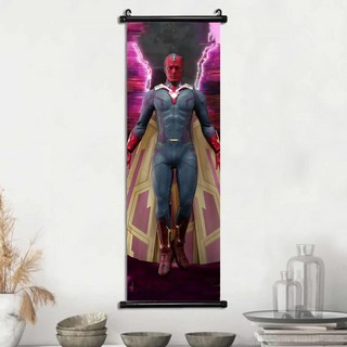 마블 스칼렛 교수형 스크롤 포스터 I-아이언 맨 벽 아트웍 캔버스 회화 홈 인테리어 장식 어벤저 선물, 01 30x90cm(12x36inch), 01 빠른, 01 9-29-29