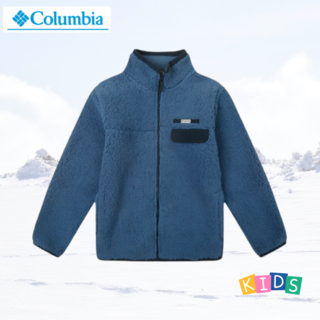 컬럼비아 키즈 뽀글이 후리스 플리스 블루