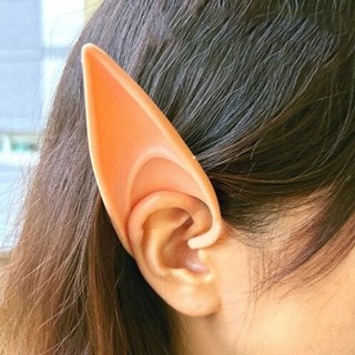 엘프 요정 귀모양 2p 파티 코스프레 촬영 소품, 1개, 스킨