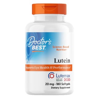 Doctor's BEST 葉黃素軟膠囊, 180顆, 1罐