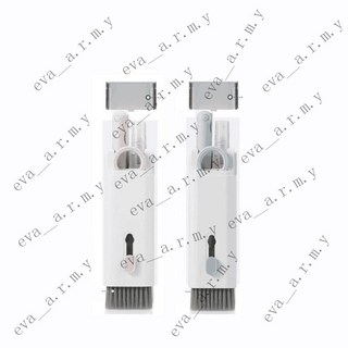 七合一多功能清潔組，適用於鍵盤、電腦、藍牙耳機、筆電、手機、螢幕清潔, 1個, 鍵盤清潔器-晴空藍薔薇粉【兩個裝】  七