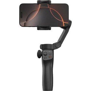 Funsnap 逗映CM8手機三軸穩定器 可折疊三軸防手震 Vlog拍攝 AI跟拍, 黑色, 1個, CM8