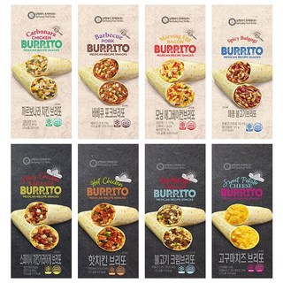 남향푸드 또띠아 브리또 8종, 125g, 8개