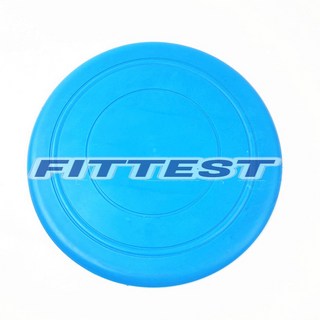 Fittest 飛盤 安全矽膠遊戲飛盤 體能訓練飛盤，戶外休閒運動首選，安全耐用，親子互動最佳玩具, 藍, 1個