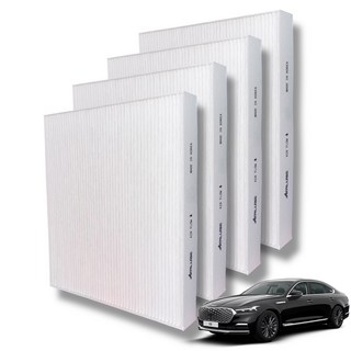 에어루브 E11 PM0.3 초미세먼지 제거율 99.9% K9 에어컨 필터, 4개, 더뉴 K9-2018이후-H153
