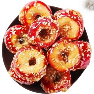 豆緣坊 去核山楂球糖葫蘆 獨立包裝 傳統風味 酸甜可口 懷舊零食, 12g, 1個