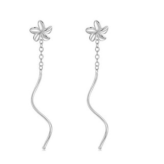 紅帽嚴選 925純銀耳線 時尚波浪雞蛋花心形鑽石耳飾 多款簡約設計