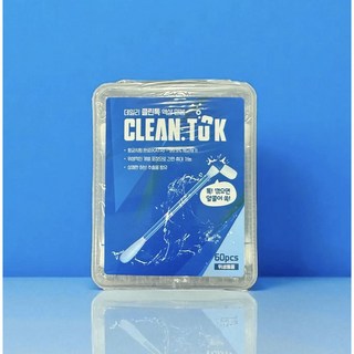 데일리 클린톡 톡톡 액상소독면봉 60매 귀세정면봉, 1개, 60개입