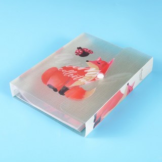 4x6童話動物系列相簿160入(8種圖案可供選擇) 相本 相冊 六吋雙層 4*6相本, 160入紅狐狸與瓢蟲的相遇