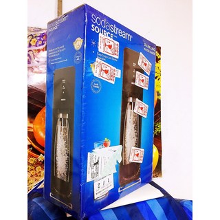 SodaStream SOURCE 氣泡水機 - 黑色 全新自動扣瓶裝置，三階段氣泡含量指示