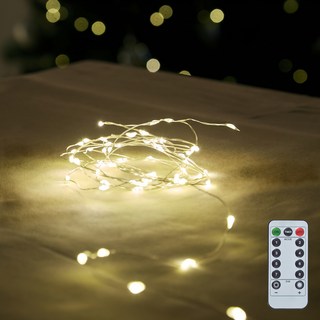 지네전구 줄전구 LED 줄조명 USB 케이블 100구 + 리모콘 세트, 투명, 6m, 1개