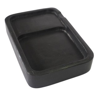 汶采 新式雙面玉山硯 雙面設計 易於清洗 書法繪畫皆宜, 詳見包裝