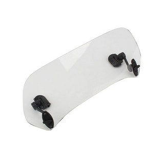 [특가] make speed 오토바이 보조 윈드 스크린, 1개, 투명 소 28cm