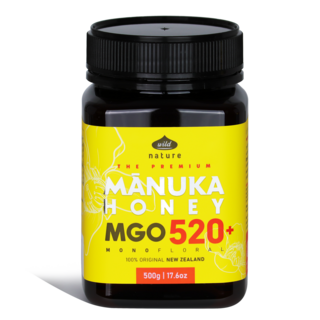 와일드네이처 뉴질랜드 마누카꿀 MGO 520+ UMF 15+ 동일수치, 1개, 500g