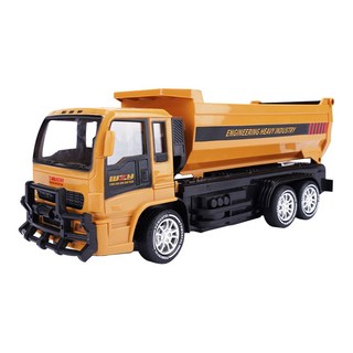 JoyBaby 砂石車 紅外線無線遙控 電動玩具車 工程車玩具(1:24仿真 交換禮物 益智玩具), 遙控砂石車-F, 1個