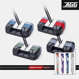 주문제작이용희 프로 우승퍼터굴림채 ZET 제로토크 블랙 스틸샤프트 퍼터 3235인치 세미 말렛 슈퍼스트, 3도, R, 옵션 : 그레이 32 피스톨1.0 화이트블루