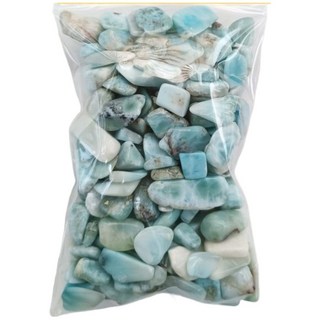 靖靖水晶礦石 碎石 (托帕石 拉利瑪 海紋石 次石墨 白水晶 閃靈鑽 赫基蒙 紅膠花 祖母綠 青海翠), 白色