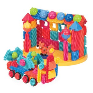 유아 정글탐험꾸미기 부러지지않는 돌기블럭 오감훈련 질감, 1개