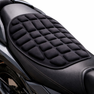 픽센트 체중분산 진동흡수 오토바이 방석, 1개, 블랙