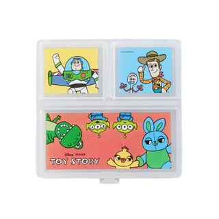 디즈니 토이스토리 3칸 분할 수납함 버즈, 3개, 혼합색상