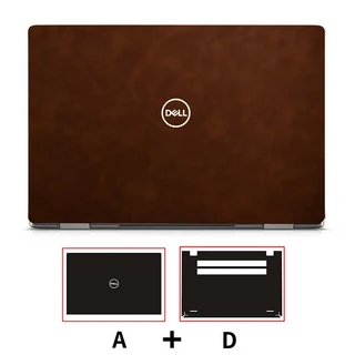 Dell Inspiron 15 용 노트북 케이스 2 in 1 Plus Intel XPS Vostro AMD Ryzen 시리즈 가죽 전신 스티커, 04 XPS 15 9500, 01, 09 Coffee Brown AD