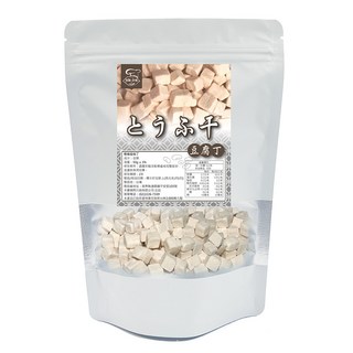 搭嘴好食 即食沖泡乾燥豆腐丁，非油炸健康零食，方便即食，美味豐富口感, 50g, 1個