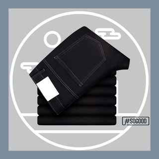 直筒修身工作褲 丹寧牛仔長褲 男生牛仔褲