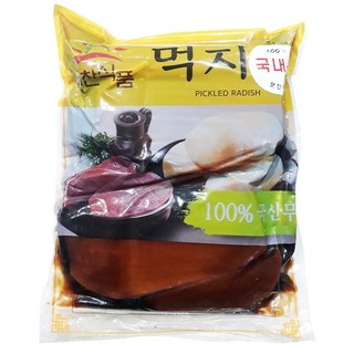 햇찬식품 햇찬 먹지 4Kg 무먹지 무장아찌 재래 이강산닷컴, 1개
