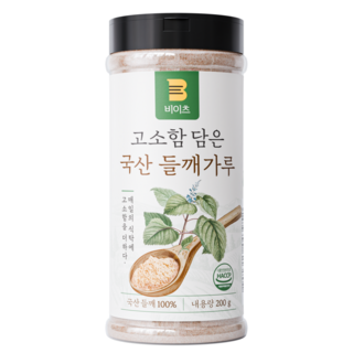 100% 국산 탈피 비이츠 고소함 담은 들깨가루, 1개, 200g