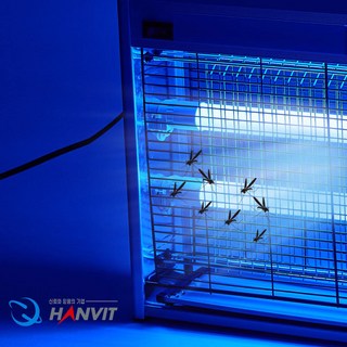 모기 퇴치기 가정용 업소용 전기 LED 벌레 해충 파리 날파리 살충기 포충기 전격 포집기, HV-312K(12W)