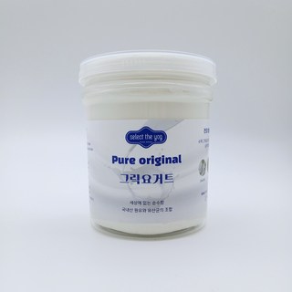 셀렉더요그 꾸덕한 수제 그릭요거트 플레인 무가당 대용량, 500g, 3개