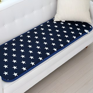 극세사 쇼파 전기매트 소파 전기장판 온열방석 3인용 전기방석, 작은별