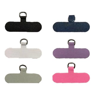 手機殼掛繩夾片 固定卡片 吊繩掛片 免掛繩孔 手機掛繩墊片, 米白, 1個