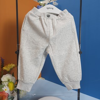 아가방바지 겨울 아기 키즈 남아 아동복 등원복 카이밍크기모바지 S7 GREY