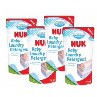 NUK嬰兒洗衣精補充包750ml*4包, 1個
