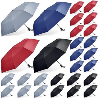 Amylove 방풍 여행용 컴팩트 우산 벌크 방풍 접이식 자동 개폐 비 자동 여행 접이식 휴대용 우산 남성 및 여성용 4가지 색상 네이비 블루 레드 그레이 블랙