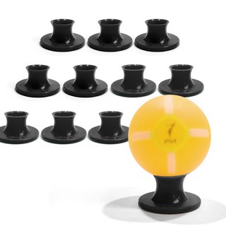 10개세트 스컬독 파크골프티 블랙 파크골프 골프티 고무티, 블랙 10ea, 1세트