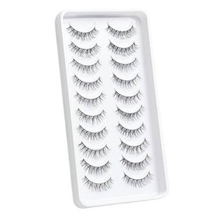 美容乙丙級檢定專用假睫毛 (大舞台/小舞台/日宴/晚宴), 1盒, 黑