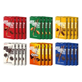 빼빼로 초코 54g x4 + 아몬드 37g x4 + 초코필드 53g x4 + 화이트쿠키 37g x4 + 크런키 39g x4 + 초코쿠키 37g x4, 1세트, 1.028kg