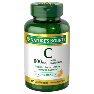 NATURE'S BOUNTY C-500維他命C錠 500mg, 1瓶, 90顆