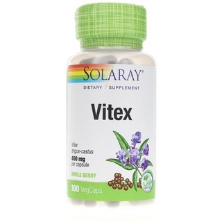 Solaray 聖潔莓素食膠囊 400mg, 100顆, 1罐