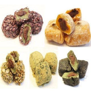 똑순이오메기 (혼합)오메기떡 50알 (개별포장 제주직송) 맛집, 60g, 1박스