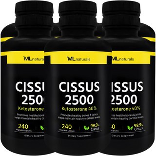 [미국빠른직구] 마이라이프 내추럴스 시서스 2500 케토스테론 40% 240정 6병, 6개