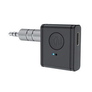 BLUETOOTH 보조 수신기 스피커 핸즈프리 무선 5MM 마이크 음악 어댑터 차량용, 1개